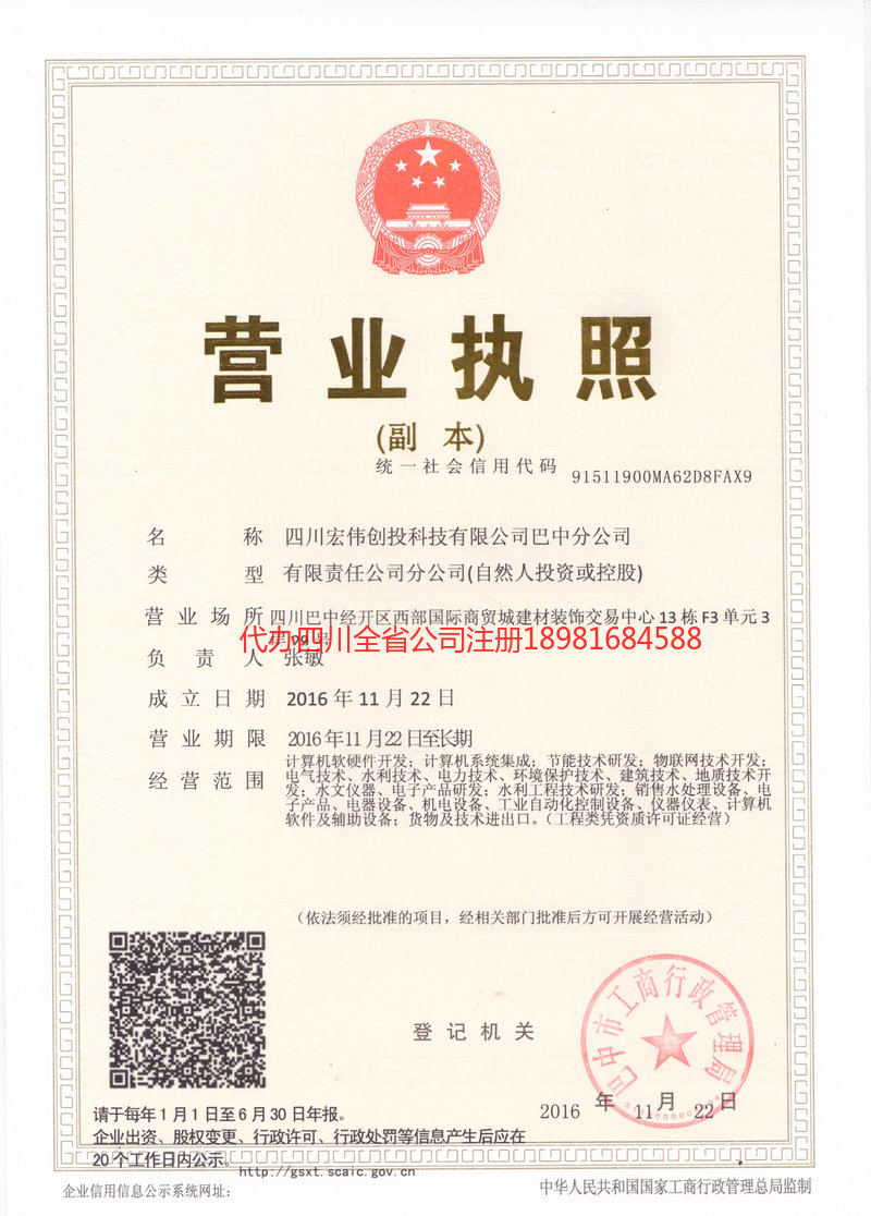 广西广西宏伟创投科技有限公司